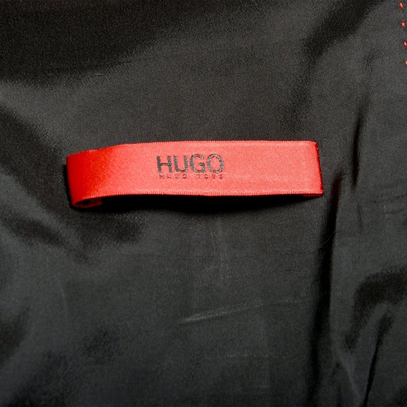 Hugo Boss Men's "Arti/Hesten201E1" Extra Slim Black Tuxedo Wool One Button Suit - Picture 13 of 14